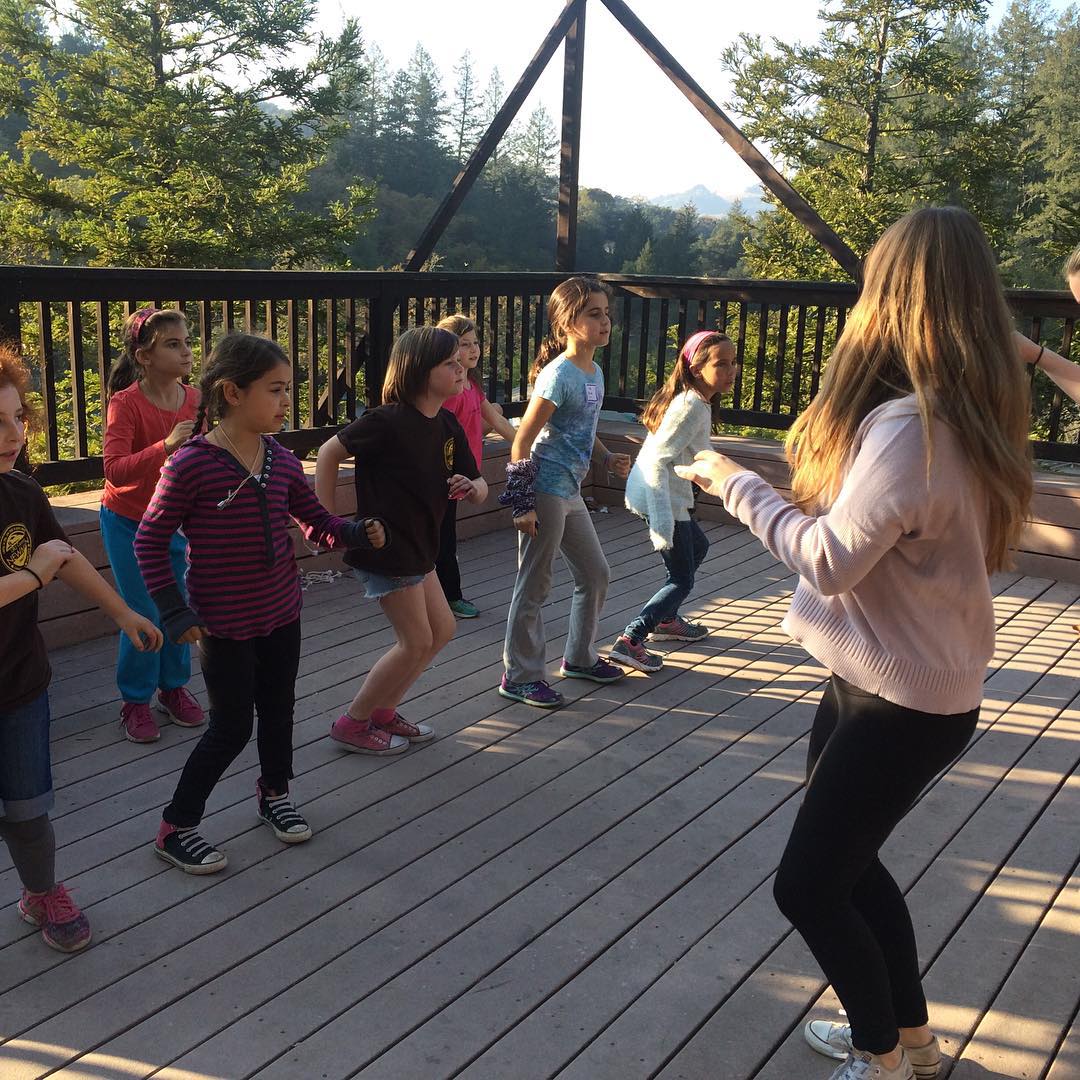 Dancing on the deck