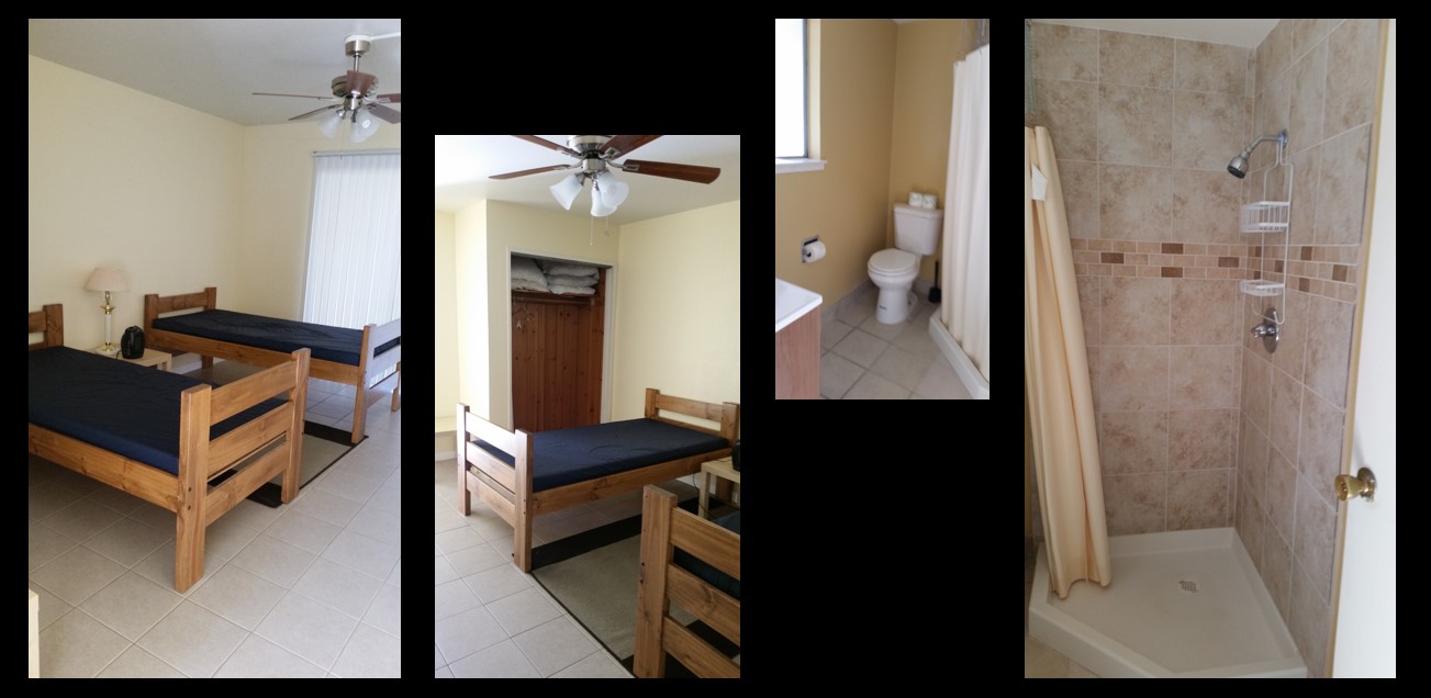 Motel-style rooms at Camp Newman