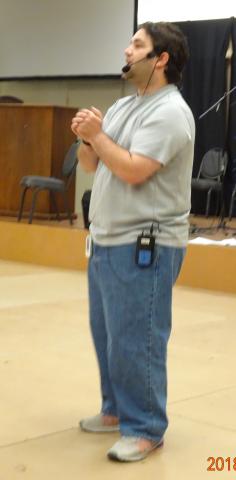 Aaron Alpert teaching at Stockton Folk Dance Camp 2018